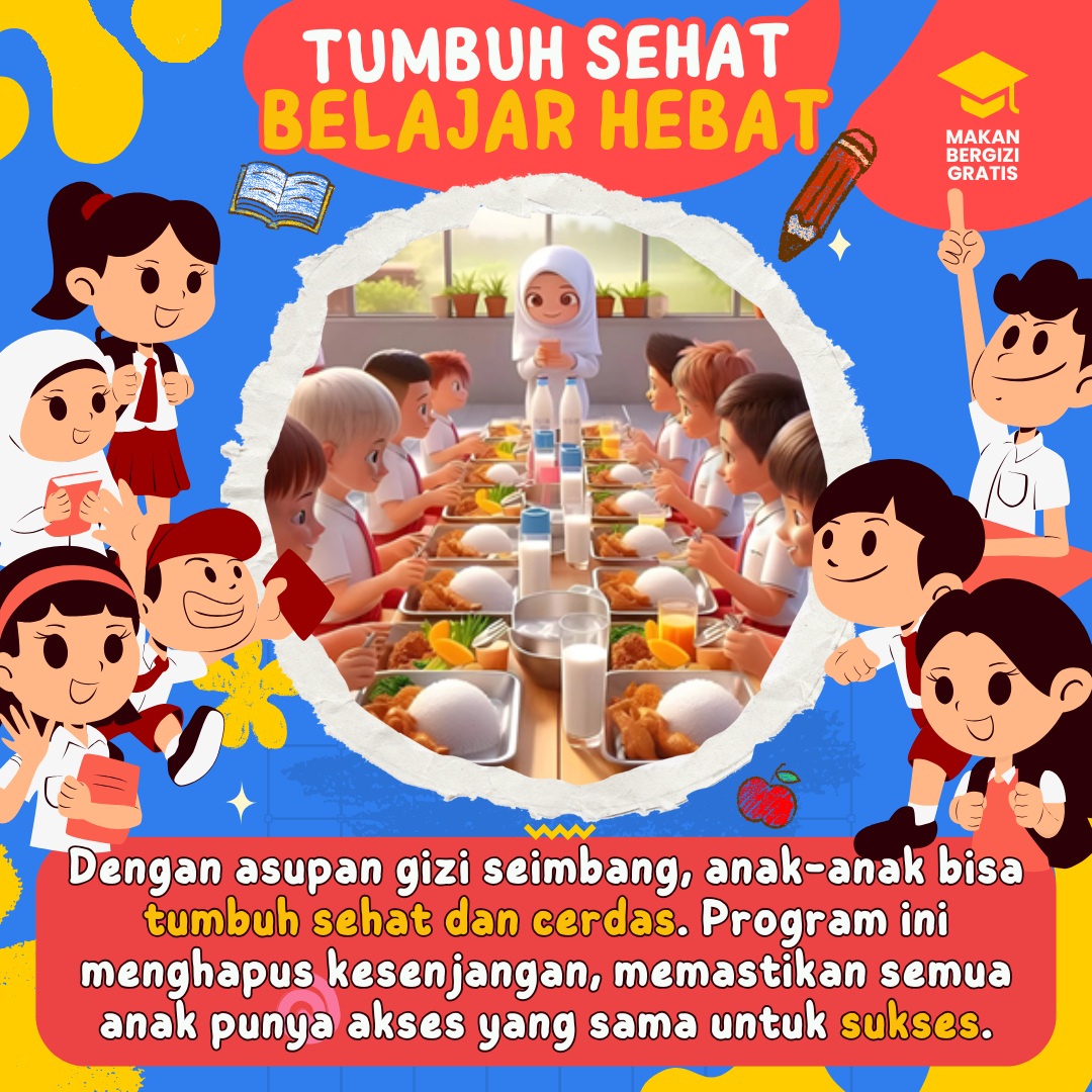 Makan Bergizi Gratis Untuk Indonesia Optimis