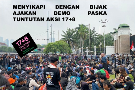 Menyikapi dengan bijak ajakan demo paska tuntutan aksi 17+8